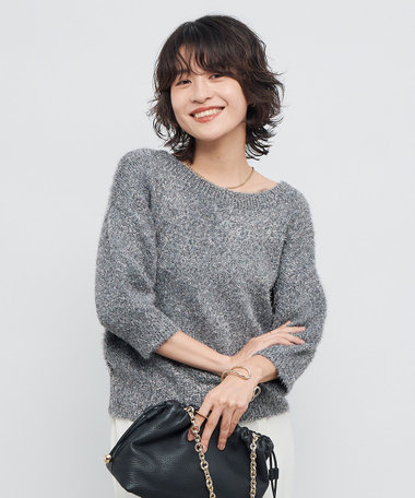 NOLLEY'S - カシミヤ80%♡ノーリーズソフィ ニットカーディガン グレー 銀エンブレムボタン カーディガン｜トップス｜NOLLEY'S sophi(ノーリーズソフィー