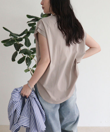 シルケットフレンチタックTシャツ