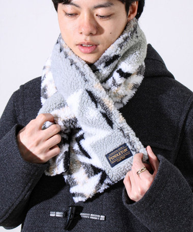 【PENDLETON】別注 HARDING 差し込みボアマフラー