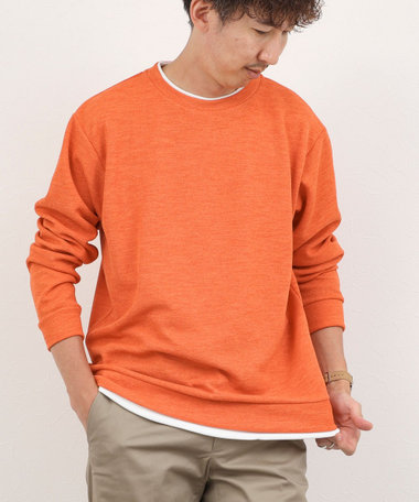 メランジＷフェイスダブルカラー LS Tee 26AW