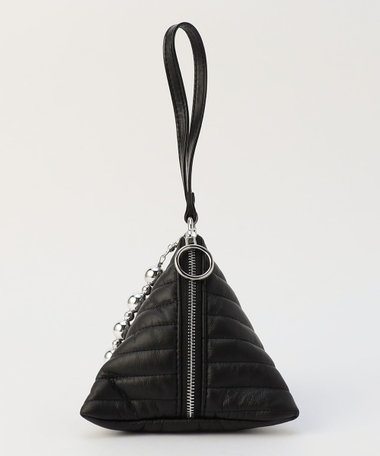 STITCH TRIANGLE POUCH