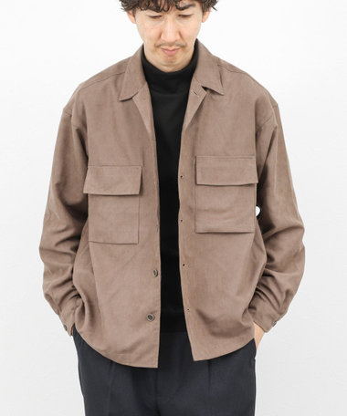 ポリスエード シャツブルゾン 25AW
