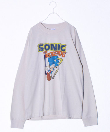 【SONIC/ソニック】UNISEX ヴィンテージ風 ロンT