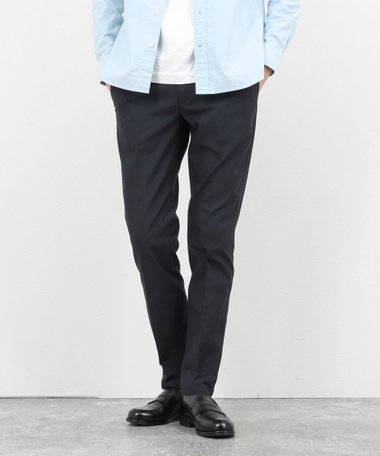 《ビジカジ対応》綿麻COOLMAX スリムフィットパンツ 26SS