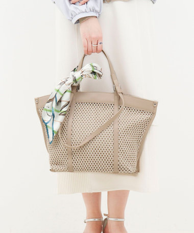 ダブルハンドルトートバッグ