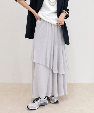 ［WEB限定 SPECIAL PRICE！］グリッタードットスカート
