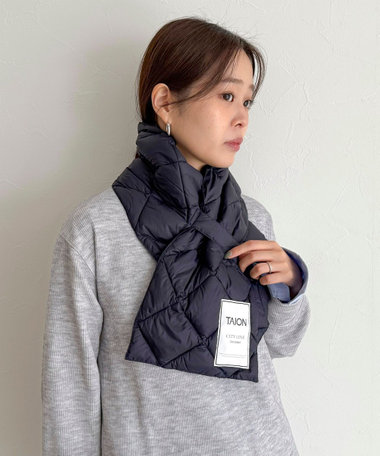 【TAION/タイオン】CITYダウンスカーフ
