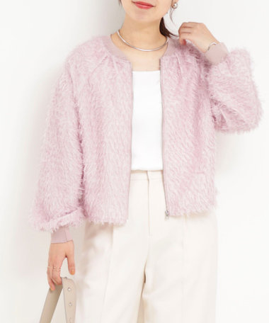 ［OUTLET限定 TIME SALE！］フェザージャガードブルゾン