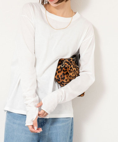 ウォッシャブルオーガニックコットンロンT