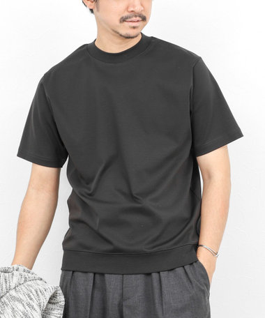 《ビジカジ対応》シルケットスムース クルーネックドレスTシャツ 26SS