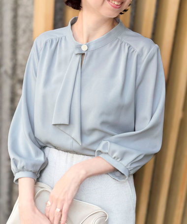 エラスティックカルゼブラウス