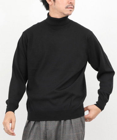 ウォッシャブル タートルネックニット 25AW