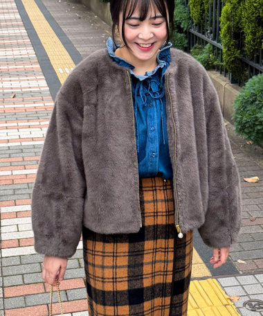 WEB限定 SPECIAL PRICE！］ミンクファーブルゾン（5-0807-6-04-003