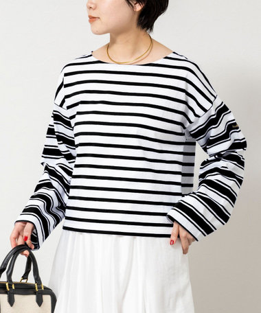 【Le minor/ルミノア】ボーダーロンＴ