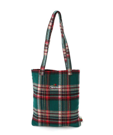 【FRUIT OF THE LOOM】TARTAN CHECK TOTE BAG