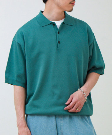 【ラクなのに上品】コットンタッチリラックスポロ