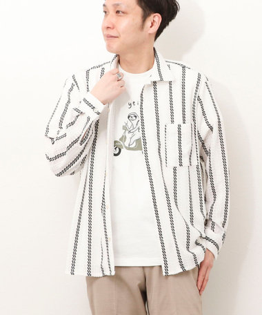 レースワンナップカラーシャツ