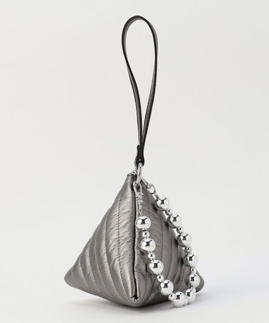 STITCH TRIANGLE POUCH
