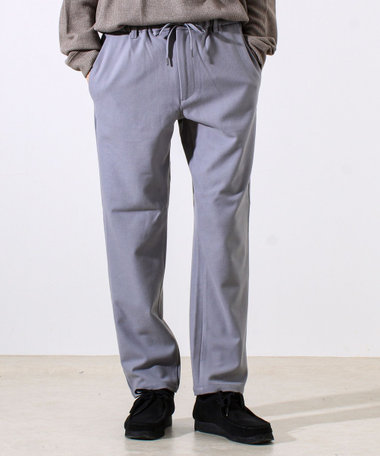 【セットアップ対応】両面起毛ストレッチイージーパンツ