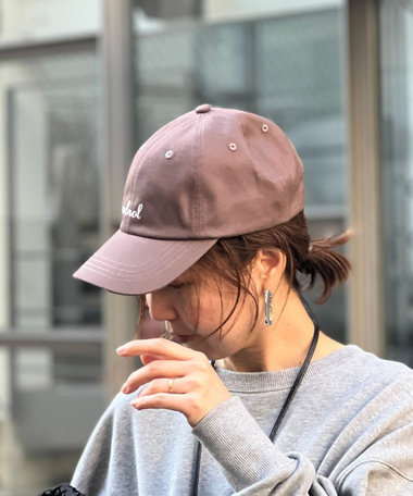 【nolnol/ノルノル】ロゴ刺繍キャップ