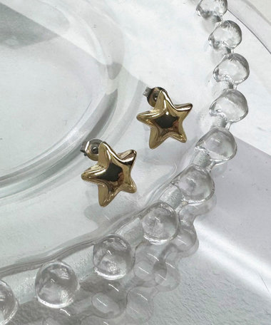 メタル星ピアス