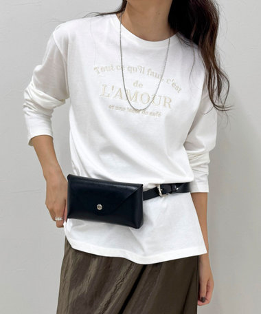 レザーポーチ付きベルト