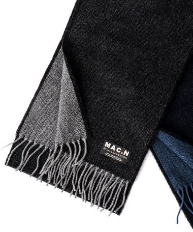【MAC.N/マックエヌ】Lambswool Dual Scarf 25