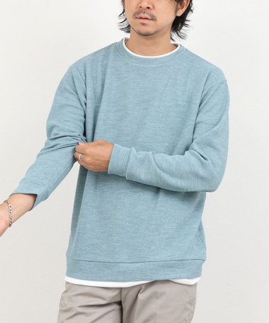 メランジＷフェイスダブルカラー LS Tee 26AW