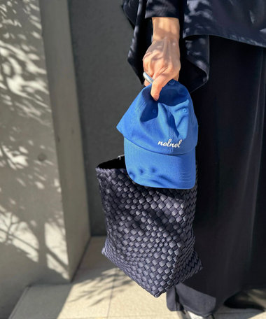 【nolnol/ノルノル】ロゴ刺繍キャップ