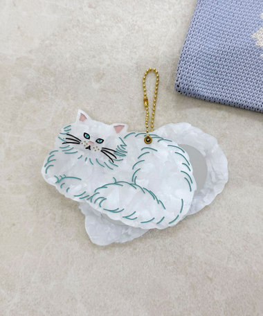 【Jolie Joli/ジョリジョリ】ダイカットチャームスライドミラー