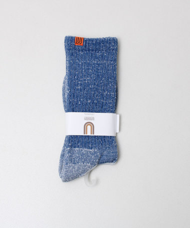 【UNIVERSAL OVERALL】むら糸リブクルーソックス