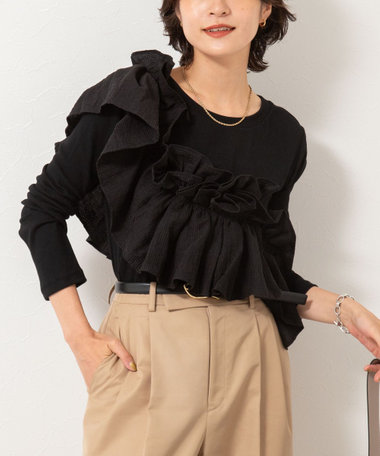 NOLLEY’S / Rie Miller 袖ボリュームショート丈デニムシャツ シャツ｜トップス｜Rie Miller/RM denim(リエミラー/アールエム