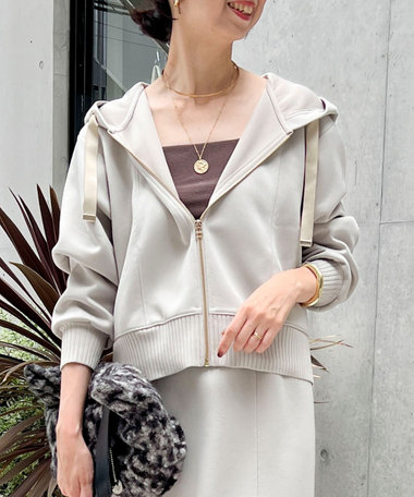 《セットアップ対応》軽量ボンディングパーカー