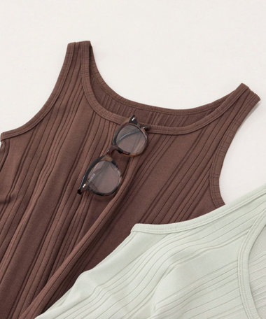 ランダムテレコタンクトップ