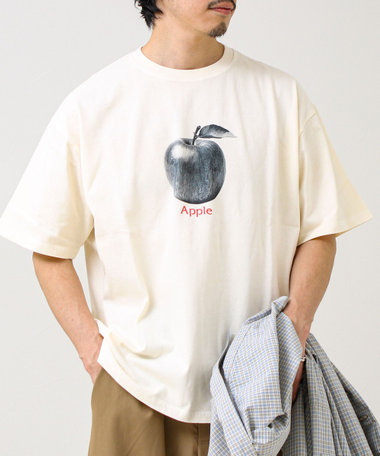 【モノトーン果実図鑑】フルーツプリントTシャツ