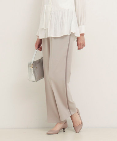 《セレモニー対応》ハイストレッチジョーゼットパンツ