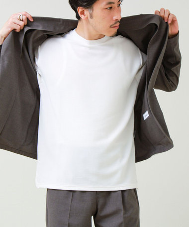 【立体感素材】フクレジャガード 半袖Tシャツ