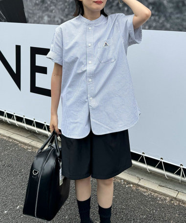 【GEVACO/ゲバコ】オックスバンドカラーSSシャツ