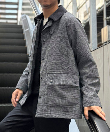 《ビジカジ対応》【TECHTWEED】【SORONA】中綿ユーティリティジャケット 25AW