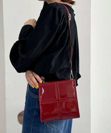 エナメルボックスパネルショルダー