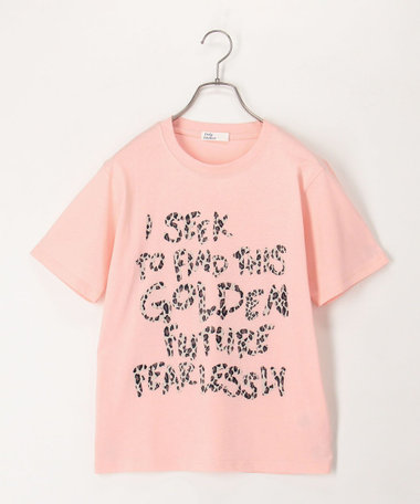 ヒョウ柄ロゴTee