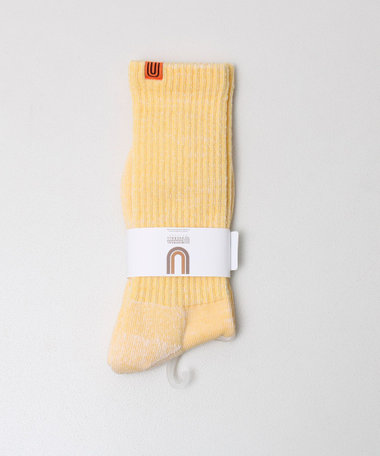 【UNIVERSAL OVERALL】むら糸リブクルーソックス