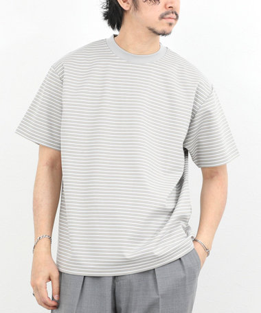 シルケットボーダーTシャツ / クルーネック / 26SS