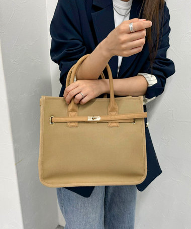 スポンジクロステープショルダートートバック