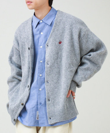 ［FREDY＆GLOSTER限定 TIME SALE！］【実績品番/UNISEX】【BHPC】モヘヤタッチニットカーディガン