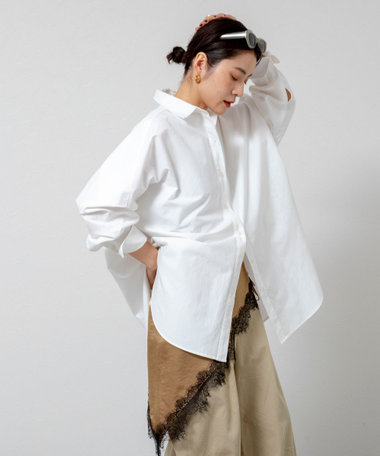 【MAQWEL/マクウェル】ウォッシャブルオックスシャツ