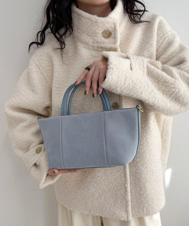 フェイクスエードミニトートバッグ