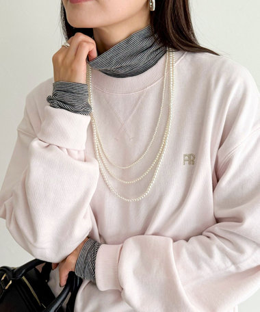 ウールブレンドシアータートルプルオーバー