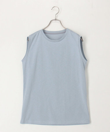 《撥水加工》《吸水速乾》《汗染み防止》USAコットンノースリーブTシャツ