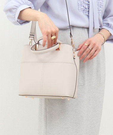 スクエア2WAYトートバッグ